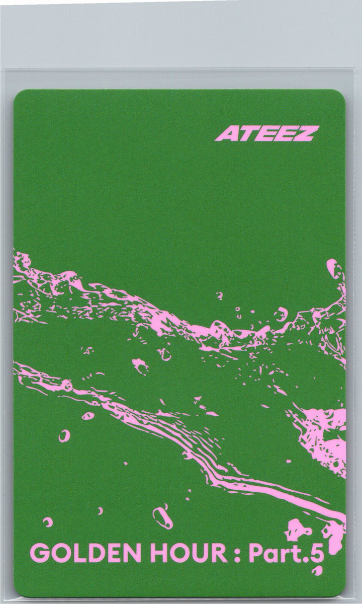 ATEEZ "GOLDEN HOUR : Part.5" - Official Photocard (POCAALBUM ver.)(Z ver.) [26.06.26]