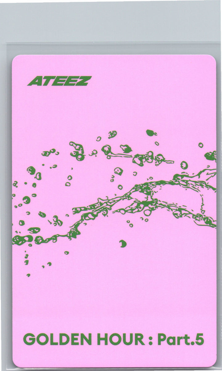 ATEEZ "GOLDEN HOUR : Part.5" - Official Photocard (POCAALBUM ver.)(Z ver.) [26.06.26]
