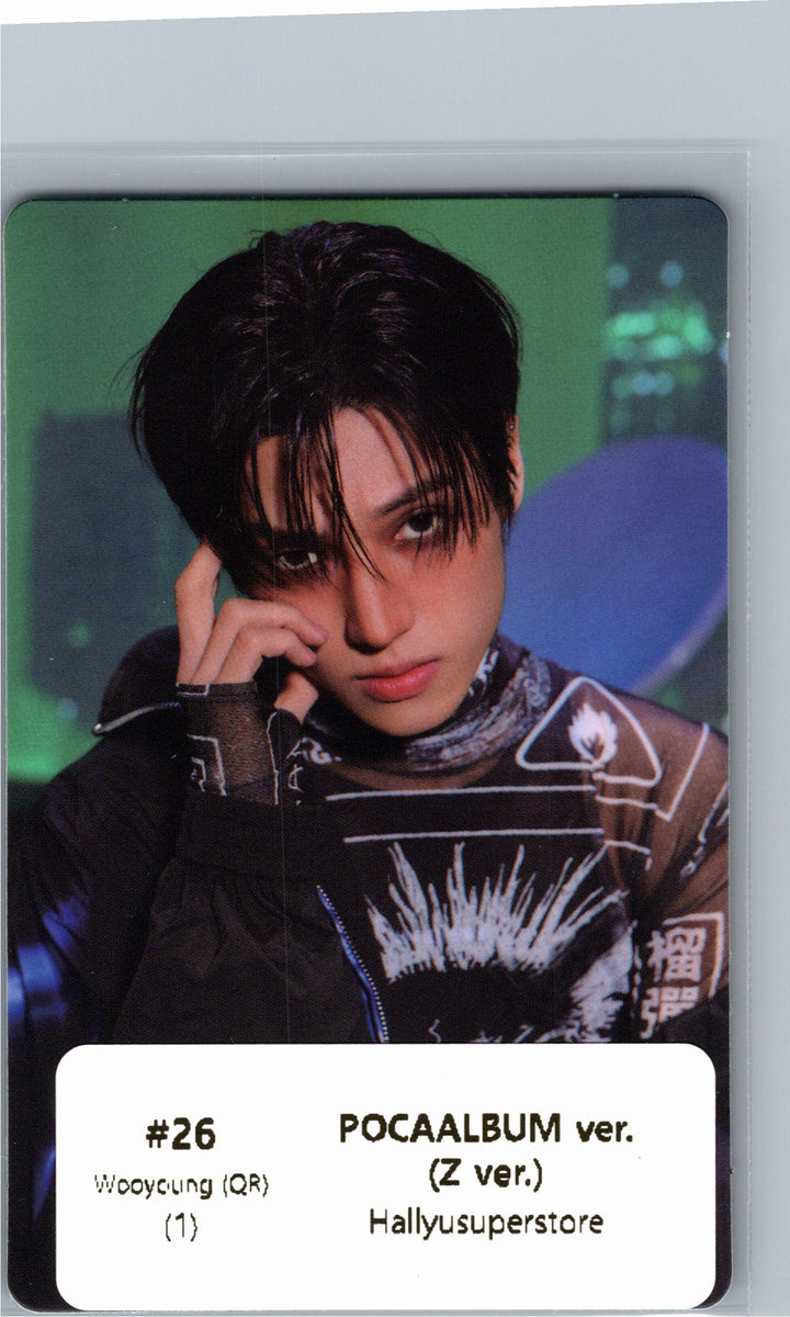 ATEEZ "GOLDEN HOUR : Part.5" - Official Photocard (POCAALBUM ver.)(Z ver.) [26.06.26]