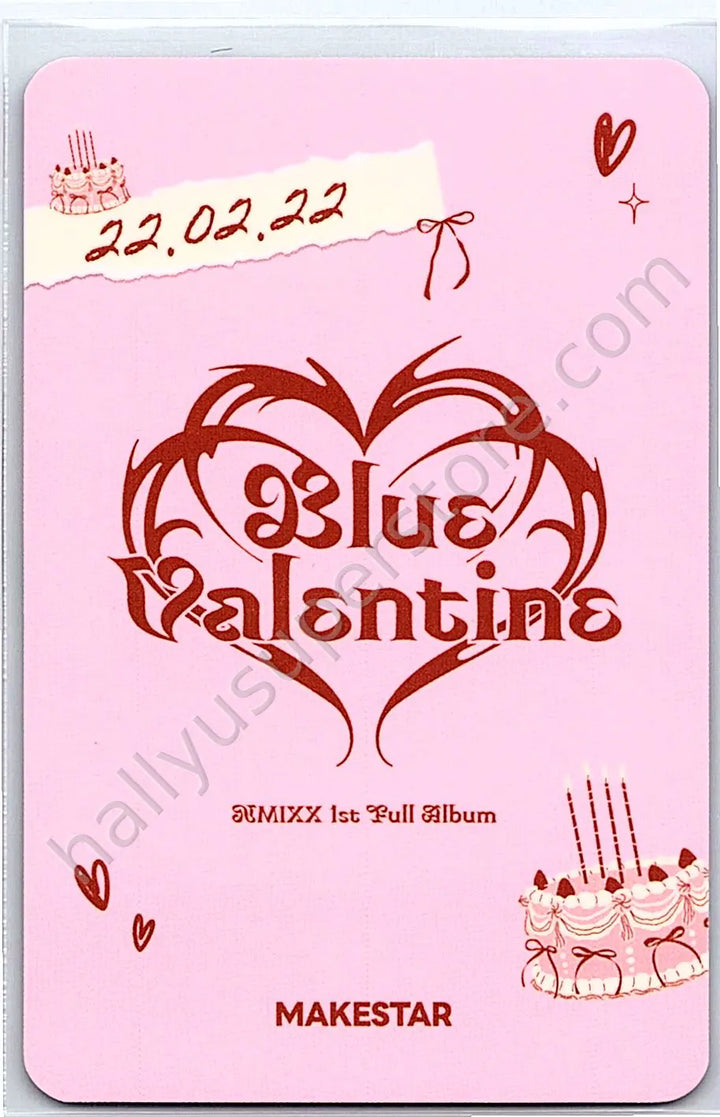 NMIXX - Haewon - Blue Valentine lucky draw (LD) makestar nemo version round 32