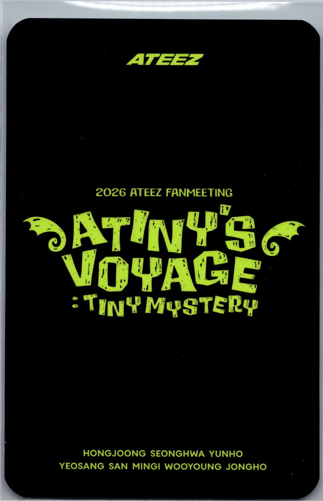 ATEEZ - "2026 ATEEZ FANMEETING ATINY’S VOYAGE : TINY MYSTERY" Photocard [26.08.11]