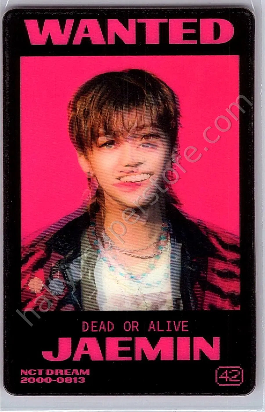 NCT - Jaemin - NCT NATION: To The World concept version green version merch photocard trading card