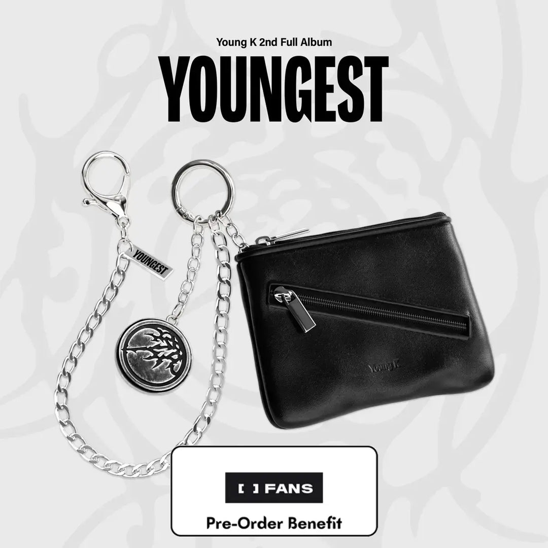 [Pre-Order] YOUNG K 2nd Full Album YOUNGEST (Wallet &amp; Keyring ver.)