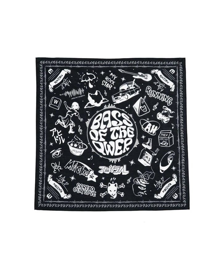 **QWER -[Anobliere x QWER Magenta] Basist bandana (Black)