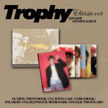 [B2B] 82MAJOR - Trophy (Classic Ver.) / 82MAJOR (82메이저) - 미니 4집 [Trophy] (Classic ver.)