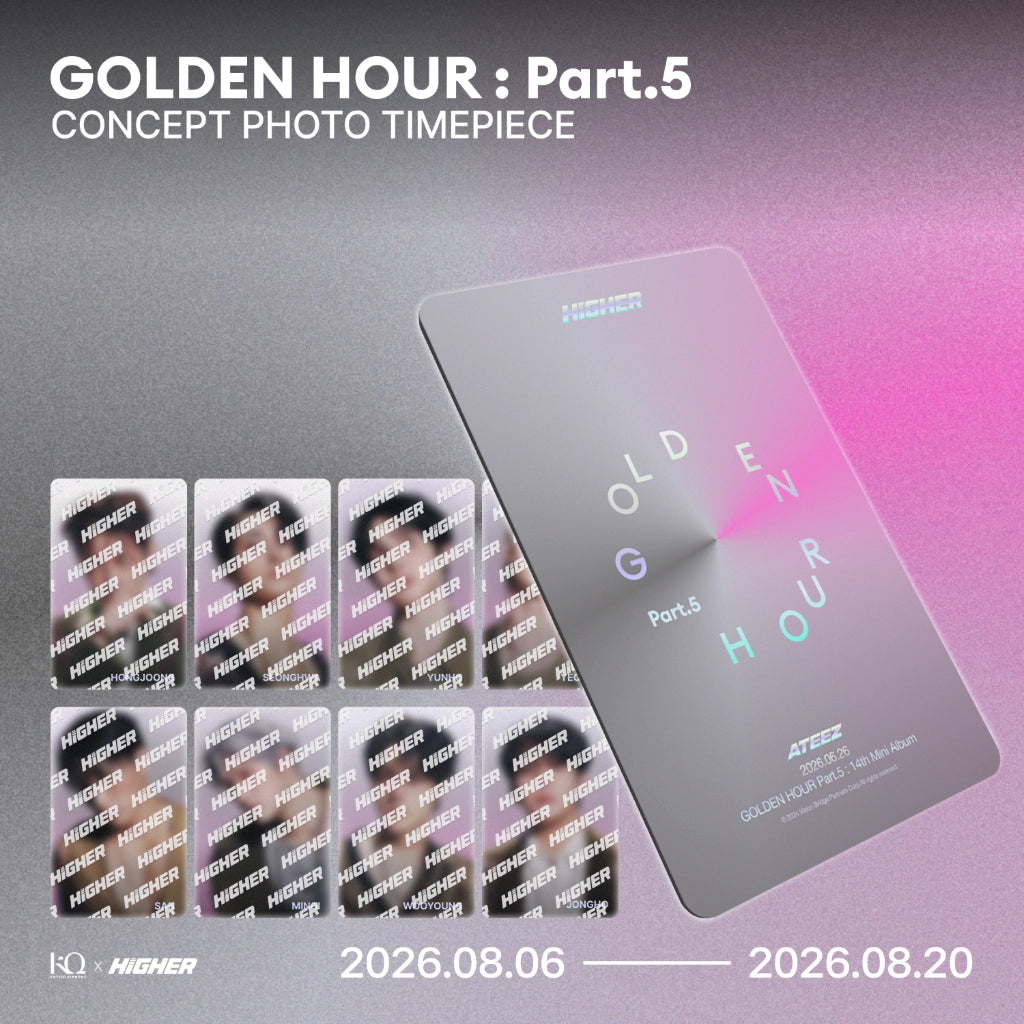 [Pre-Order] ATEEZ - GOLDEN HOUR : Part.5 BAD Concept Photo Full Package A