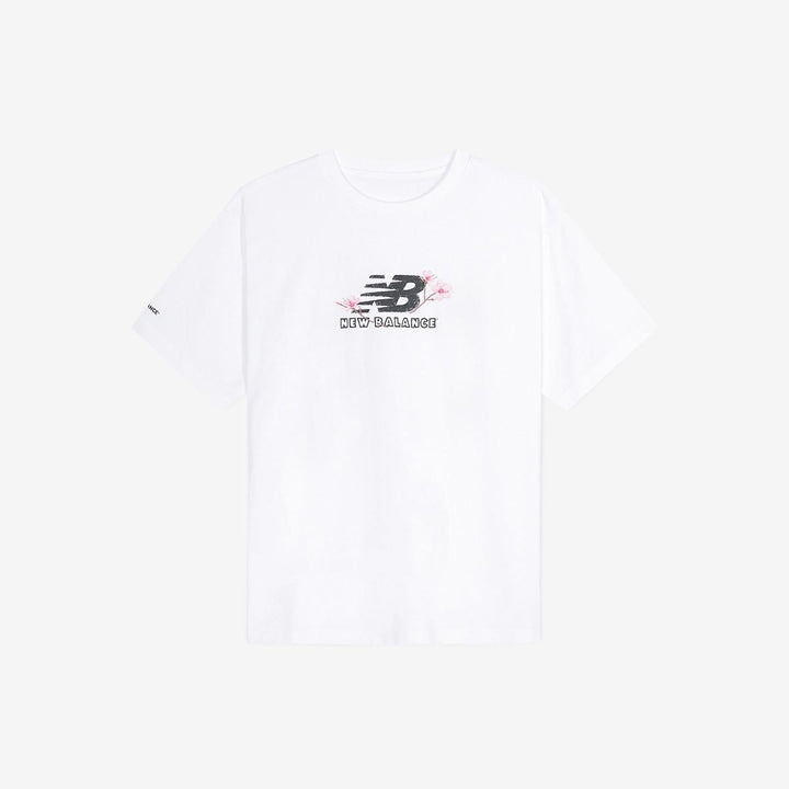 ** IU - New Balance Logo Short Sleeve T-shirt (SEMI OVER FIT)