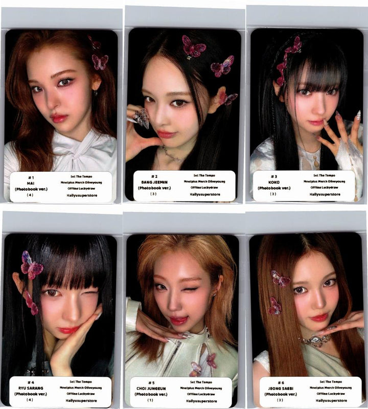 IZNA "SET THE TEMPO" - Olive Young Lucky Draw Event Photocard (Photobook ver.) [26.06.09]