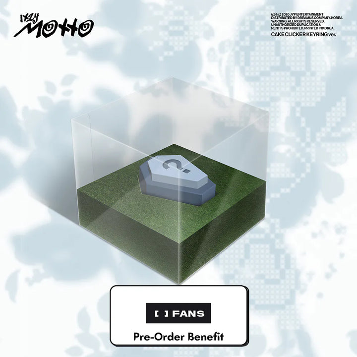 [Pre-Order]  ITZY - Motto (CAKE CLICKER KEYRING Ver.) + Pre-Order Benefit (Choose Version)