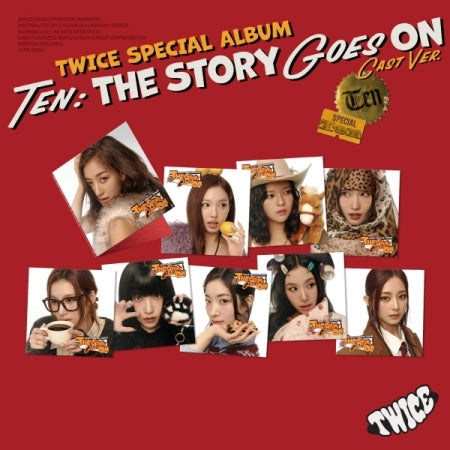 [B2B] TWICE - TEN: The Story Goes On (Cast Ver.) / [쇼핑몰] 트와이스 (TWICE) - TEN: The Story Goes On (Cast Ver.)