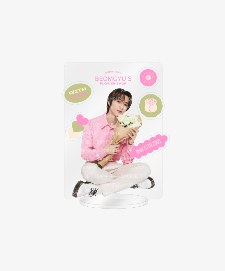 TXT - "Beomgyu's Flower Shop" Official MD (Photo Package, DIY Acrylic Stand, Bracelet)