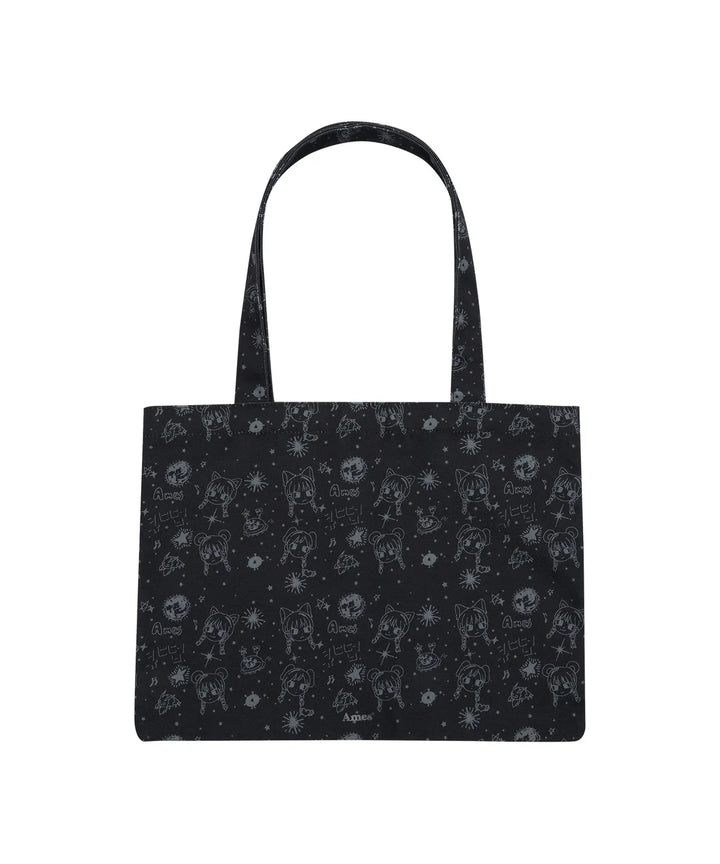 **QWER -Ames-Worldwide QWER CHARACTER SHOULDER BAG BLACK