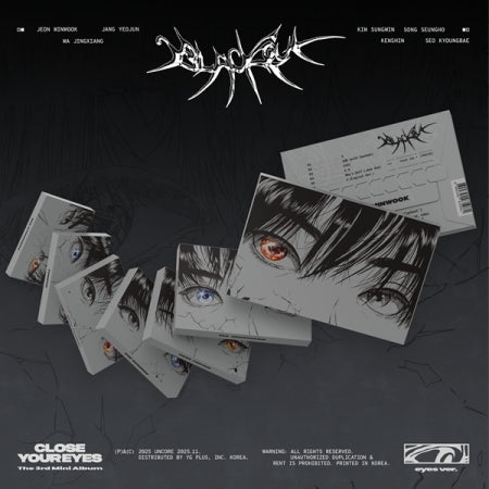 [SOLD OUT] [쇼핑몰] 클로즈 유어 아이즈 - 미니 3집 [blackout] (eyes ver.) 랜덤