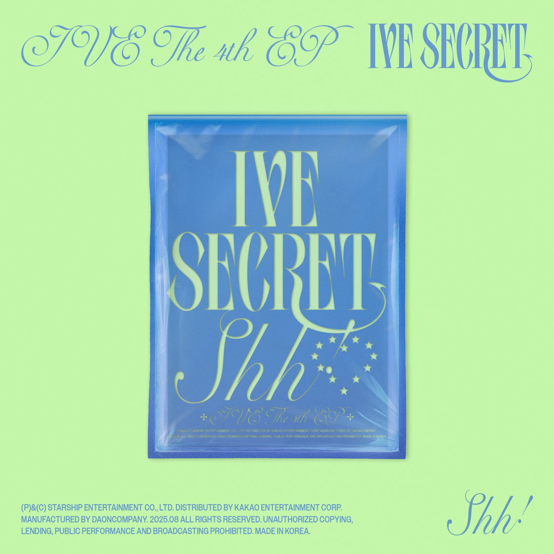 [Pre-Order] IVE - IVE THE 4th EP IVE SECRET +Pre-Order Benefit (Shh! Ver./Gasp! Ver.Psst! Ver.)(Random/SET)