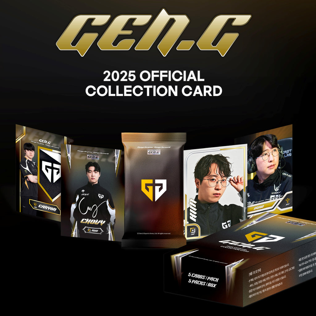 Gen.G - 2025 Gen.G Collection Card – HALLYUSUPERSTORE