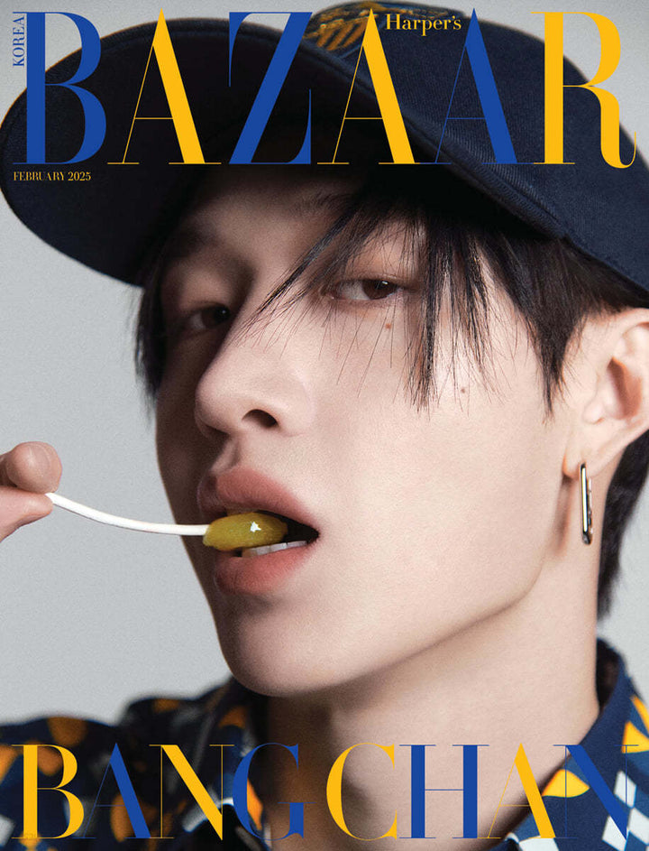 **[Pre-Order]  BangChan (of Straykids)  HARPER'S BAZAAR 2025.2 (Choose Version)