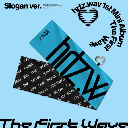 [SOLD OUT] [쇼핑몰] hrtz.wav (하츠웨이브) - 미니 1집 [The First Wave] (Slogan ver.) (한정반)