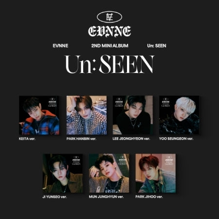 [B2B] EVNNE - 2nd Mini Album [Un: SEEN] Digipack Ver. / 이븐 (EVNNE) - 미니 2집 [Un: SEEN] Digipack VER