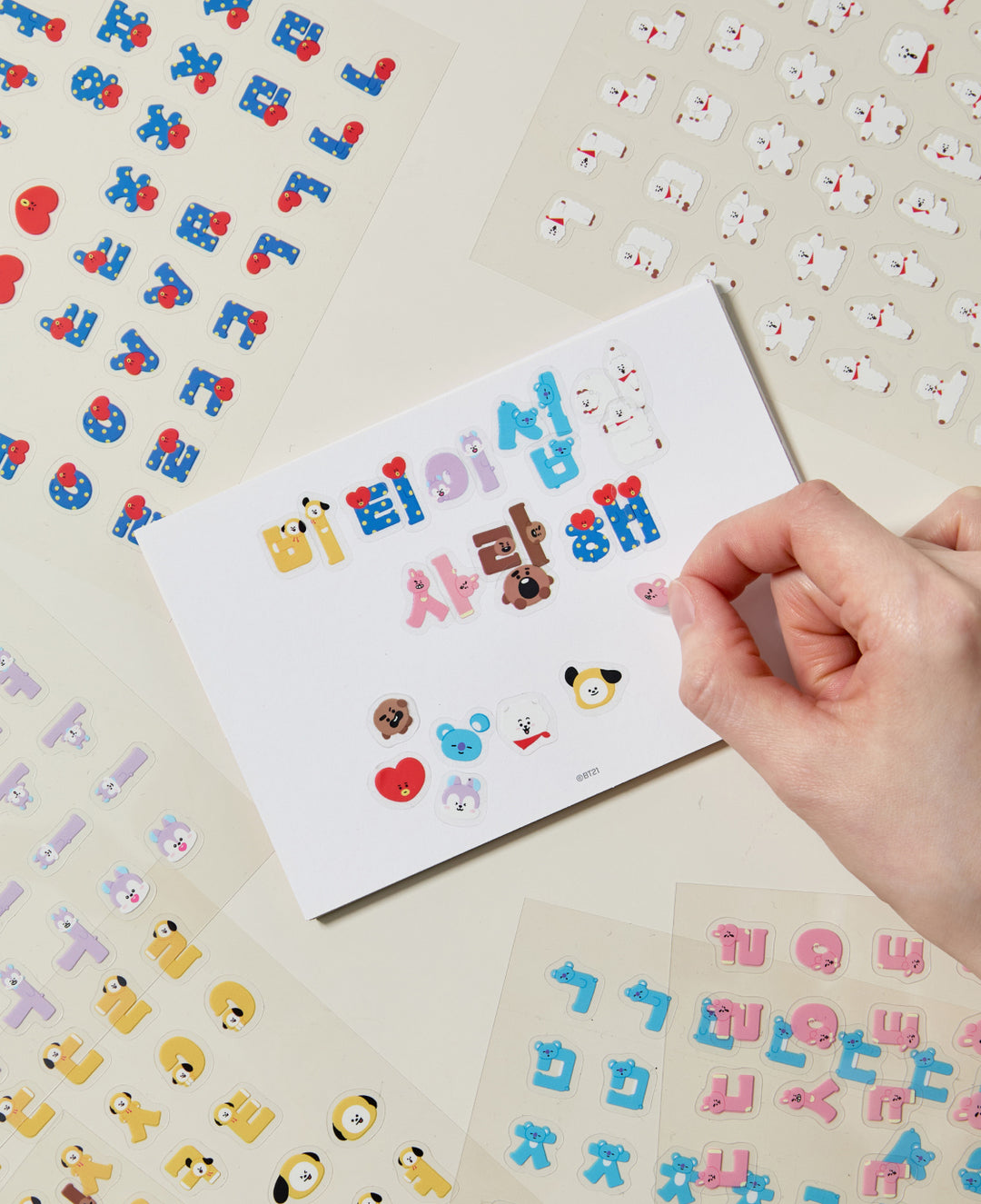 ** BT21 - Suvenir Korean stickers