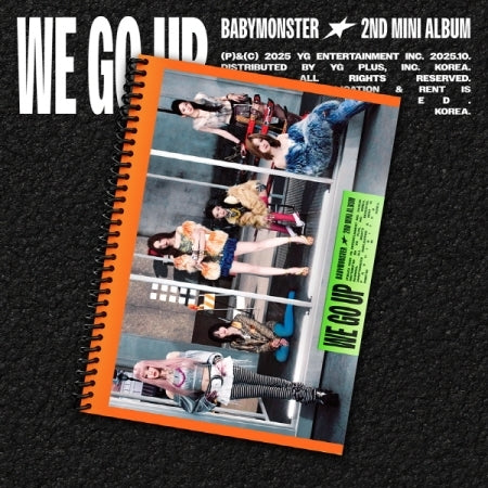 [B2B] BABYMONSTER - 2nd MINI ALBUM [WE GO UP] GO Ver / [음반사 도매] 베이비몬스터 (BABYMONSTER) - 2nd MINI ALBUM [WE GO UP] GO Ver