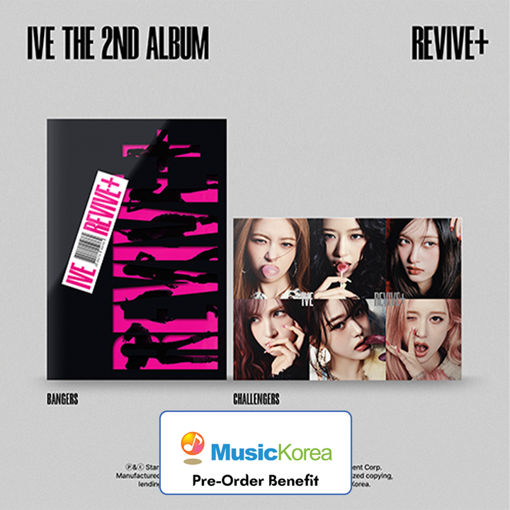 [Pre-Order] IVE - IVE THE 2ND ALBUM REVIVE+ (BANGERS ver./ CHALLENGERS ver.)+Pre-Order Benefit (Choose Ver.)