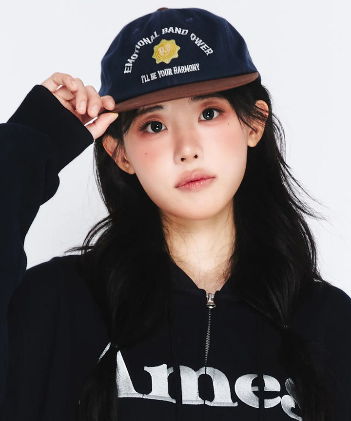 **QWER -Ames-Worldwide QWER HARMONY MESH CAP NAVY