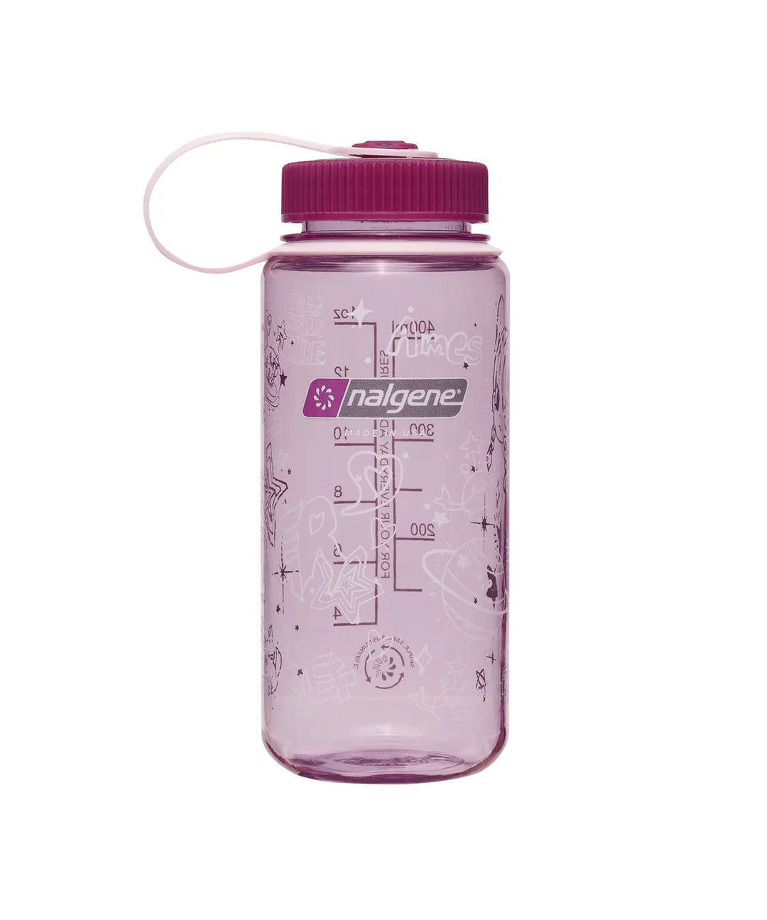 **QWER -Ames-Worldwide QWER HAND DRAWING COLOR BOTTLE PINK