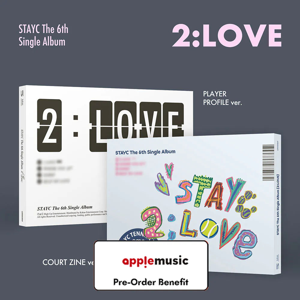 [Pre-Order] STAYC -  6th Single Album "2:LOVE" [Photobook Ver.] + Pre-Order Benefit (Choose Version)