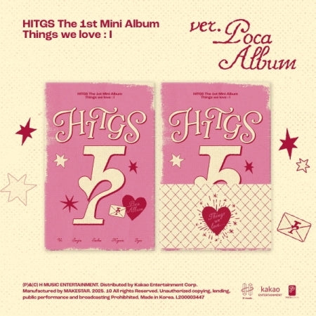 [B2B] HITGS (힛지스) - The 1st Mini Album - Things we love : I (POCA) / HITGS (힛지스) - The 1st Mini Album - Things we love : I (POCA)