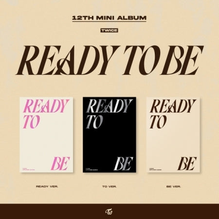 [B2B] TWICE - READY TO BE (12th Mini Album) (Black Ver. Only) / 트와이스 (TWICE) - READY TO BE (12TH 미니앨범) * 블랙만 가능