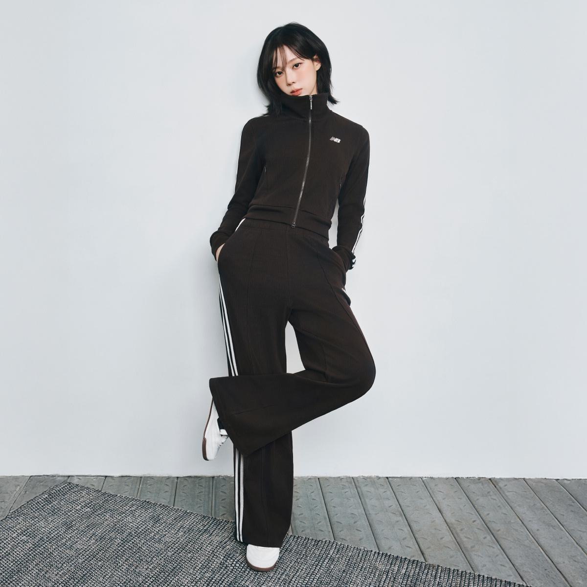 ** New Balance Korea - WOMEN Track Ribbed Wide Pants