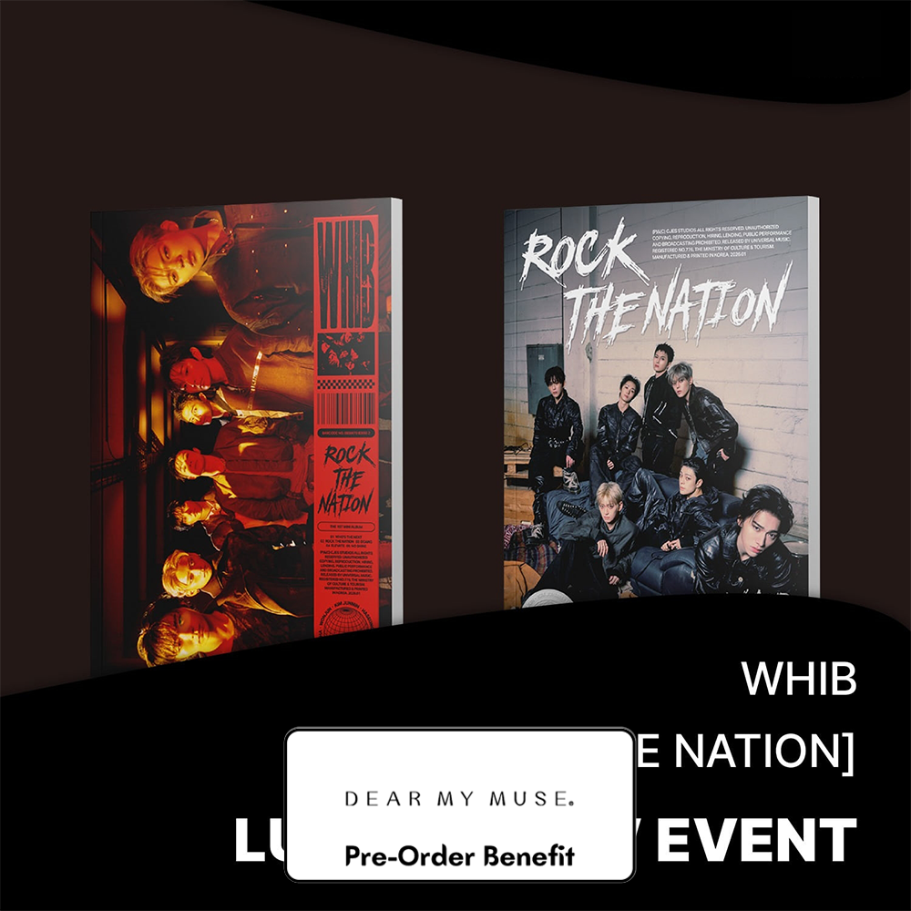 **[Pre-Order] WHIB - ROCK THE NATION (CURSE VER / NOIR VER.) + Soundwave Luckydraw Event