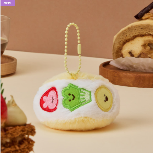 [Hallyu4U - Online Merch] LINE FRIENDS MININI Dessert Cafe KEYRING
