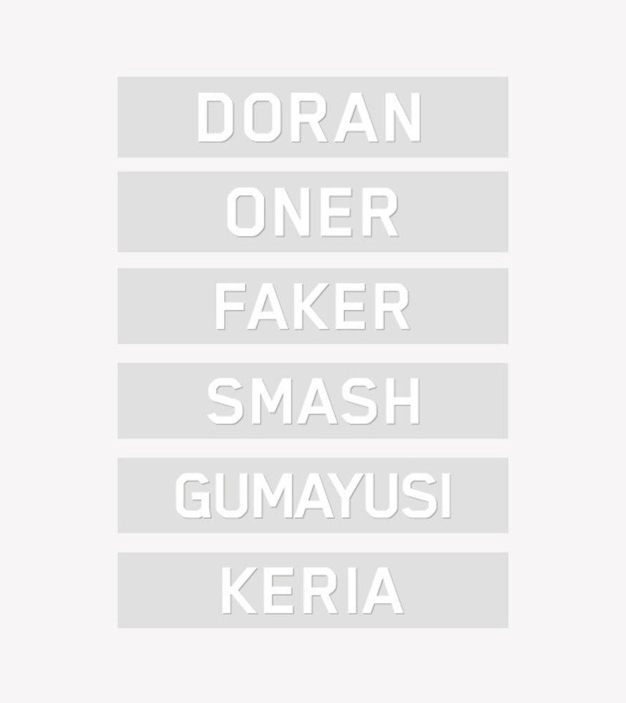 ** T1 - [LoL] 2025 T1 DIY Marking Kit