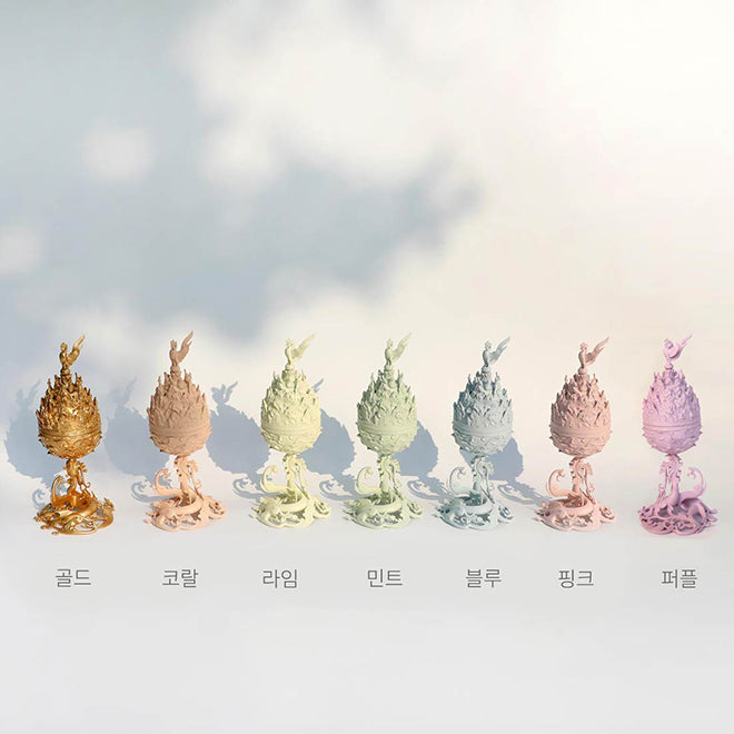 **  Gilt-bronze incense burner miniature