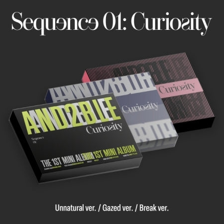 [B2B] &amp;TEAM - 1st Mini Album [Sequence 01: Curiosity] (First Press Limited Edition) / [음반사 도매] AND2BLE (앤더블) - 미니 1집 [Sequence 01: Curiosity]*초도한정반