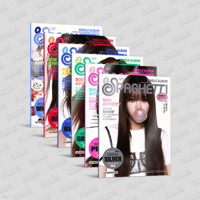 ** LE SSERAFIM - 1st Single Album 'SPAGHETTI' [COMPACT Ver.] (Random / Set)