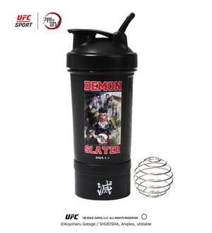 Demon Slayer: Kimetsu no Yaiba - Blade Key Visual Tumbler Black UFC SPORT Edition