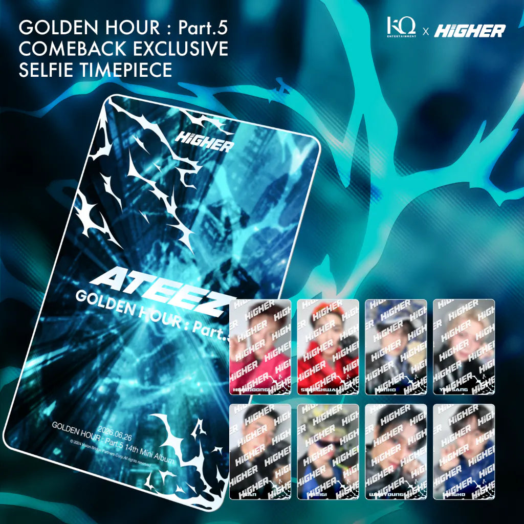 [Pre-Order] ATEEZ - GOLDEN HOUR : Part.5 BAD : Comeback Special Selfie Guaranteed Package