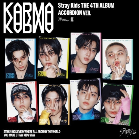 [B2B] Stray Kids - Vol. 4 [KARMA] (ACCORDION VER.) / (8종)스트레이 키즈 (Stray Kids) - 정규 4집 [KARMA] (ACCORDION VER.)