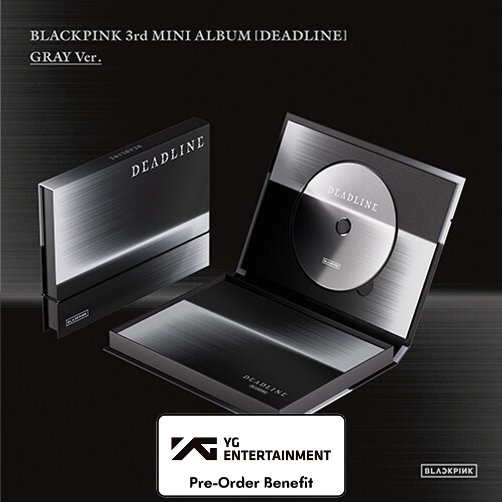 [Pre-Order] Blackpink - BLACKPINK 3rd MINI ALBUM [DEADLINE] GRAY Ver.