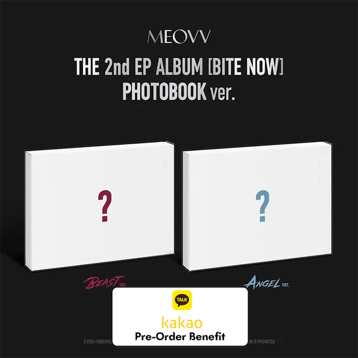 [PRE-ORDER] MEOVV - 2nd EP ALBUM "BITE NOW"(PHOTOBOOK ver.)+Pre-OrderBenefit (Choose Version)