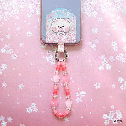** BT21 - Phone Tag Holder(Cherry Blossom)