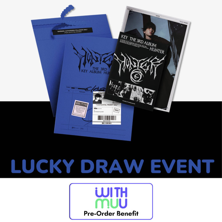 [Pre-Order] KEY -  3rd Album [HUNTER] + Lucky Draw