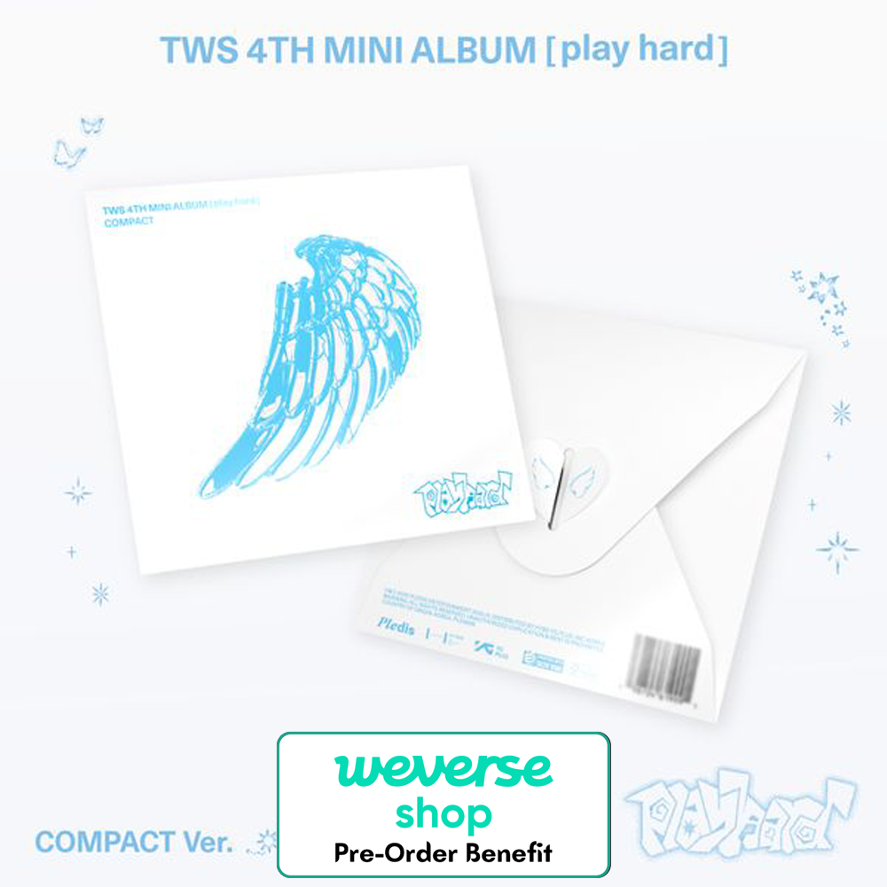 **[Pre-Order] TWS - 4th Mini Album "play hard" + Pre_Order Benefit (COMPACT Ver.)