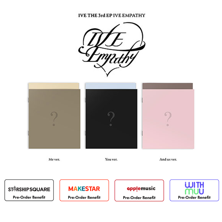 [Pre-Order] IVE - 3rd Ep"IVE EMPATHY"+ Pre-Order Benefit [Standard] (Random/Set)