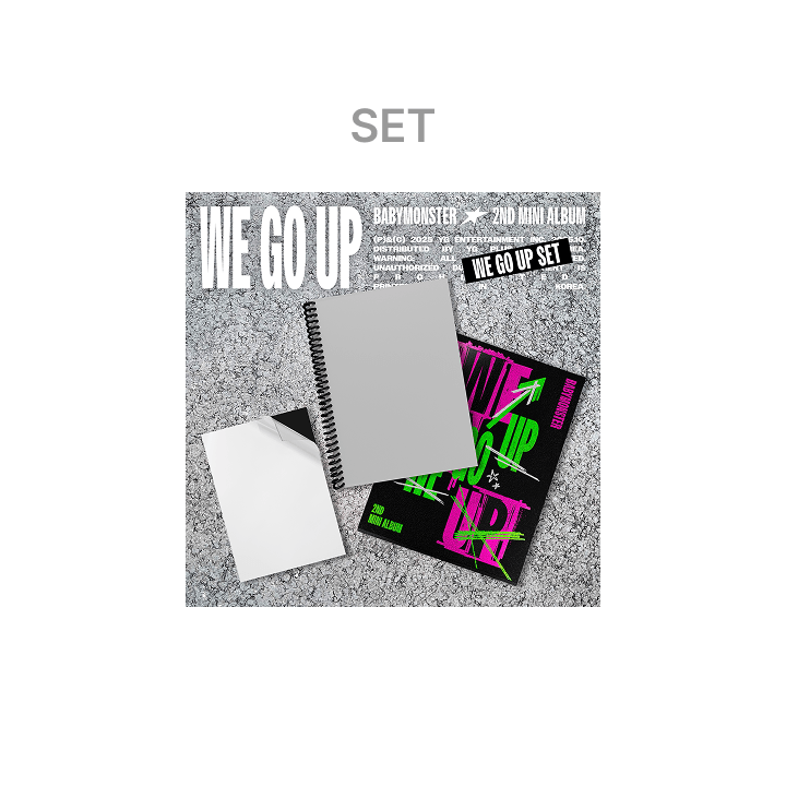 [Pre-Order] BABYMONSTER  -2nd MINI ALBUM [WE GO UP] (WE GO UP SET) +Pre-Order Benefit