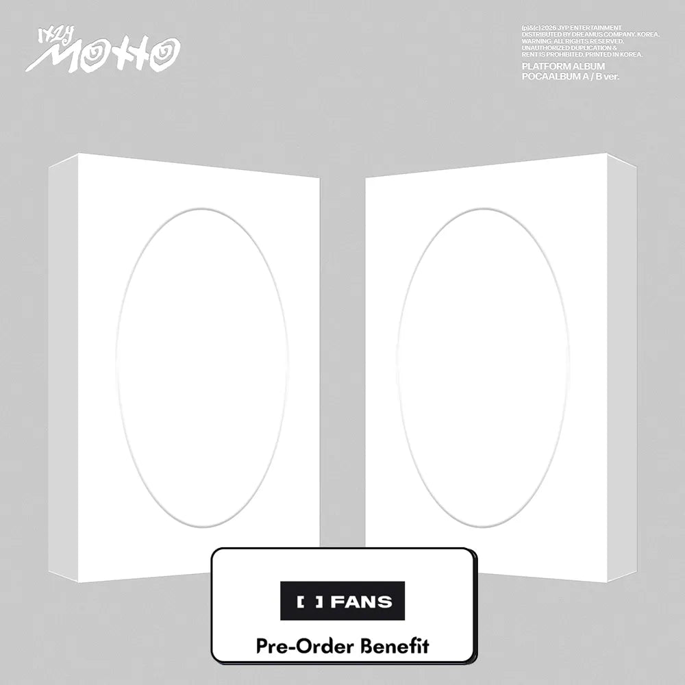 [Pre-Order]  ITZY - Motto (POCAALBUM Ver.) + Pre-Order Benefit (Choose Version)