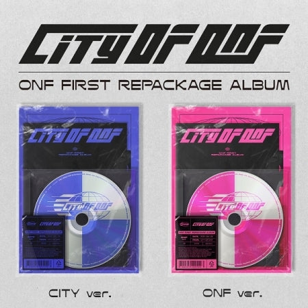 [B2B] ONF - CITY OF ONF Repackage Album (Random Ver.) / 온앤오프 (ONF) - CITY OF ONF (리패키지 앨범) 랜덤