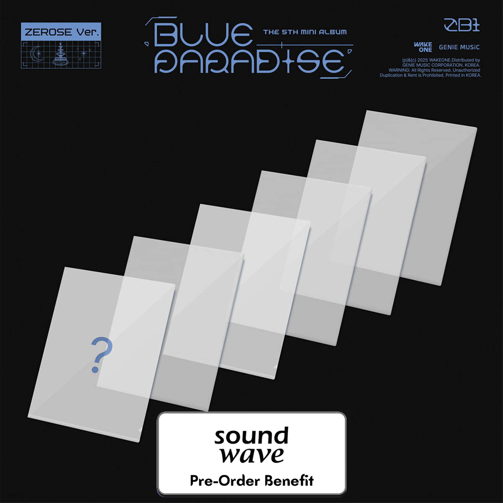 **[Pre-Order] ZEROBASEONE - Mini 5th Album " BLUE PARADISE "+ Pre-Order Benefit [ZEROSE Ver.](Random/Set)